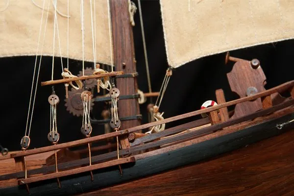 Gabarre de Gironde maquette de bateau