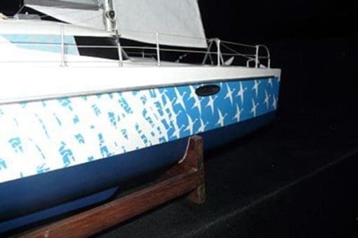 Maquette catamaran lavezzi