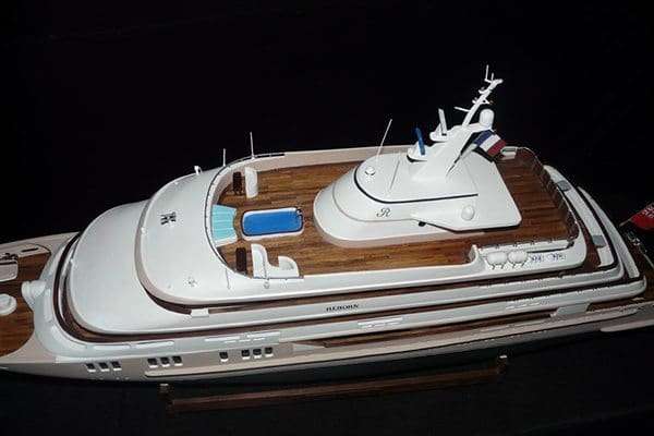 Maquette yacht luxe